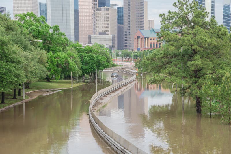 Houston Downtown Flood