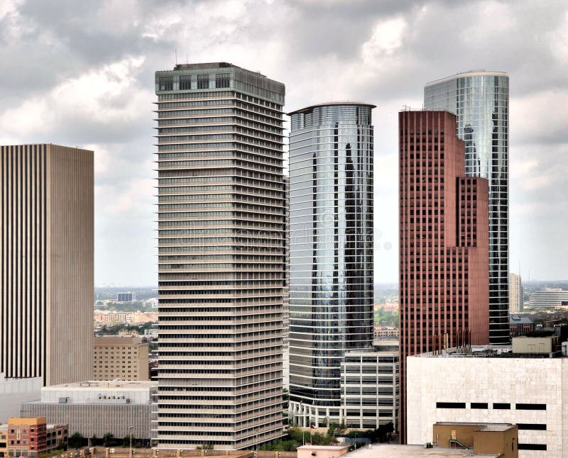 Houston Skyline stock image
