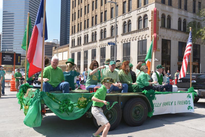 Houston St. Patrick S Parade Editorial Image Image of heart, downtown