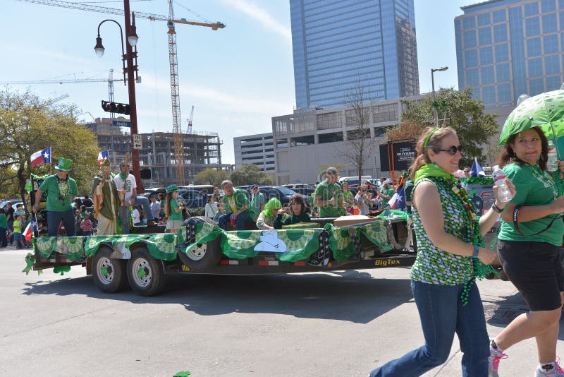 Houston St. Patrick S Parade Editorial Stock Photo Image of texas