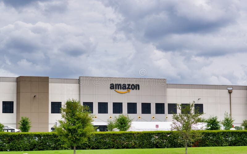 Amazon Warehouse Facility in Houston, TX. Editorial Image Image of