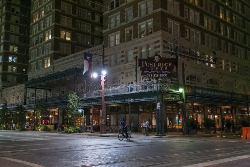 Houston TX USA Circa July 2013 Streets Of Downtown Houston TX USA Circa July 2013 Streets Of Downtown