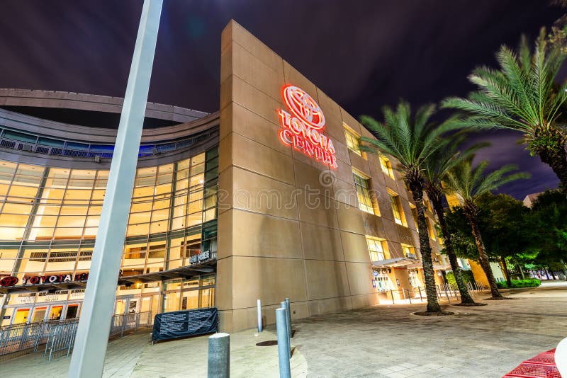 Toyota Center Aerial Stock Photo - Download Image Now - Above