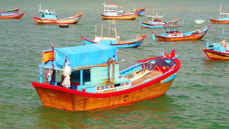 Houten de voorraadlengte van vissersbotenvietnam