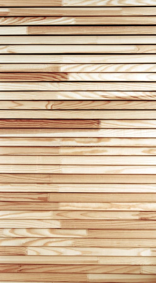 Houten jaloeziedeur sluit omhoog, gele toon stock afbeelding Houten jaloeziedeur sluit omhoog, gele toon stock afbeelding