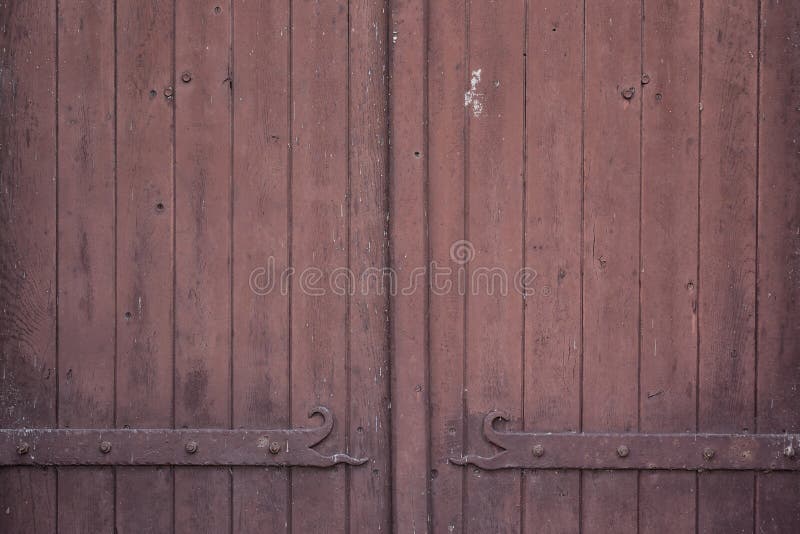 Houten textuurachtergrond, rode deur stock fotografie Houten textuurachtergrond, rode deur stock fotografie