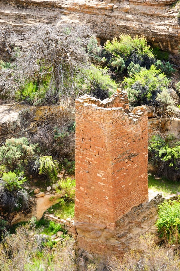Hovenweep Nationalmonument royaltyfri fotografi Hovenweep Nationalmonument royaltyfri fotografi