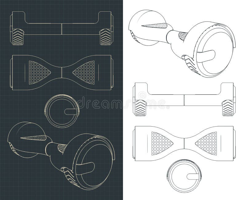 hoverboard drawing