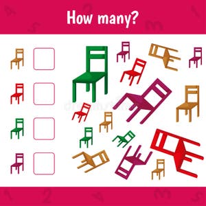 How Many Chairsare There Count The Number Of Furniture And Write Math 