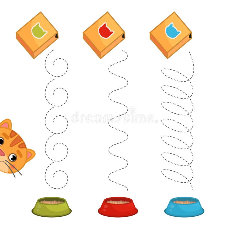 Kids educational game stock illustration