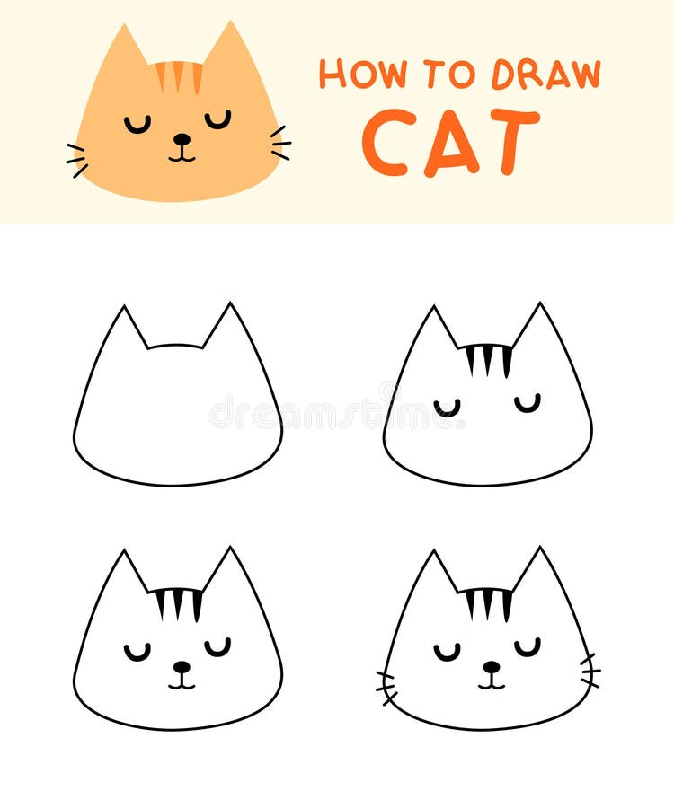 Cat drawing for kids - Kids Drawing Blog-saigonsouth.com.vn