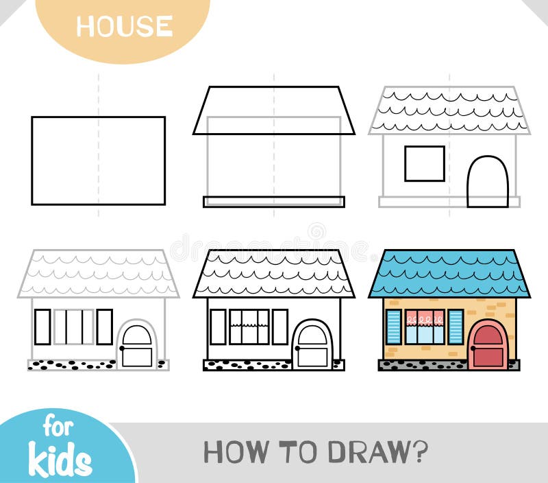 Easy How to Draw a Gingerbread House Tutorial Video