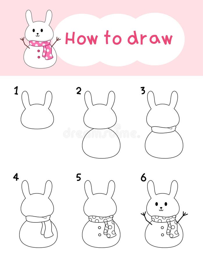 How to Draw a Cute Cartoon Bunny : 6 Steps - Instructables