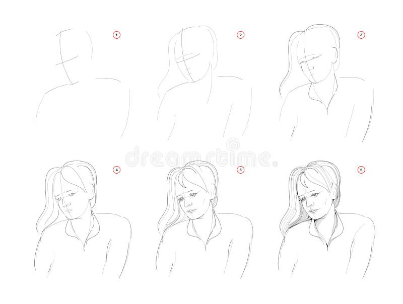 https://thumbs.dreamstime.com/b/how-to-learn-draw-sketch-women-portrait-creation-step-pencil-drawing-educational-page-artists-textbook-developing-182775013.jpg