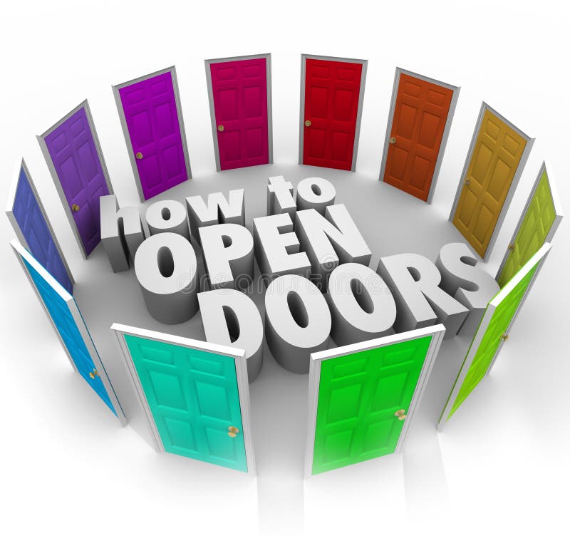 How To Opening Success Door Stock Illustrations 3 How To Opening