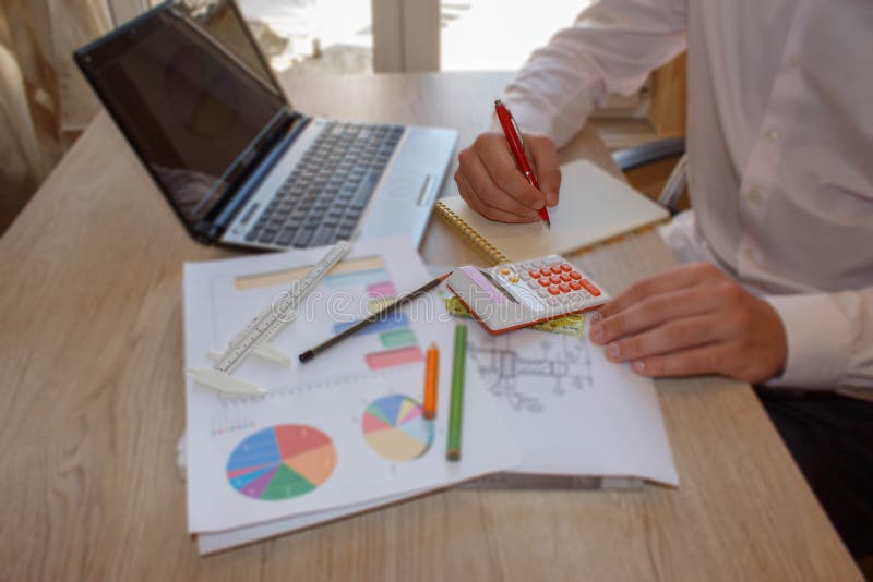 How To Set Up a Small Business. Making a Business Plan Stock Image