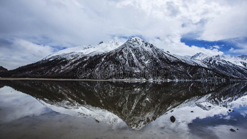 However lake scenery in Tibet