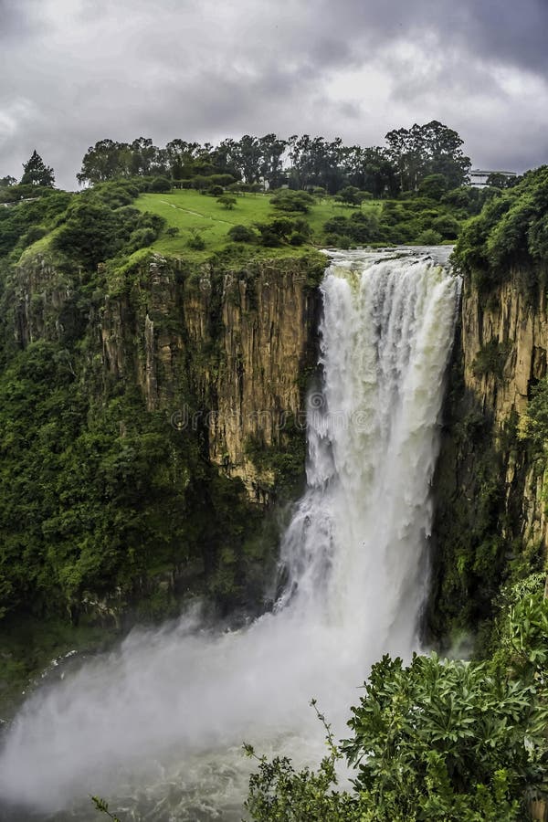 Howick Falls Waterfall on Umgeni River in Kzn Midlands Stock Image