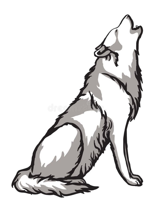 Howling Wolf Clip Art Image - ClipSafari