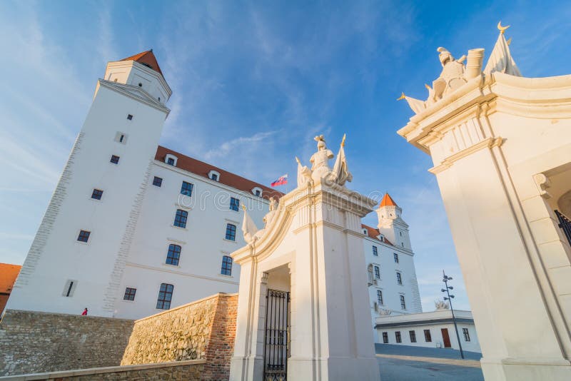 Hrad castle in Bratislava, the capital of Slovakia
