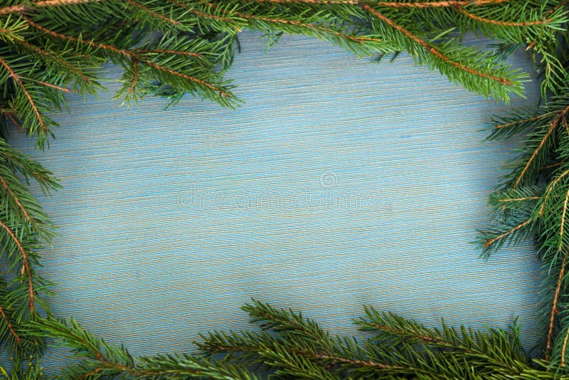 Christmas Design . Rectangular Frame Made from Stock Image Image of