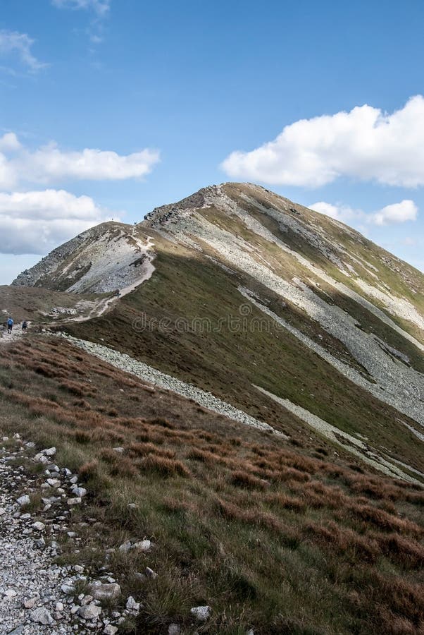 Hruba kopa peak in Western Tatras mountains in Slovakia