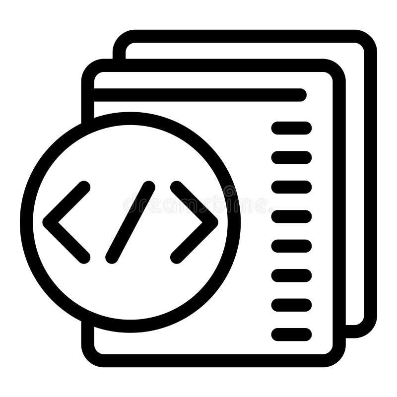 Html Outline Vector Icon Stock Illustrations – 3,323 Html Outline ...