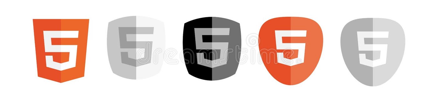 Html5 Logo Stock Illustrations – 131 Html5 Logo Stock Illustrations ...