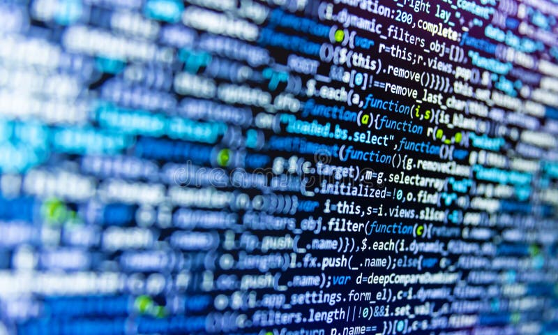Html5 nell'editor per lo sviluppo di siti Web. programmatore digita nuove righe di codice html. linee di codice di un software con fotografia stock libera da diritti