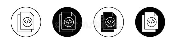 HTML script icon stock vector. Illustration of software - 307757984