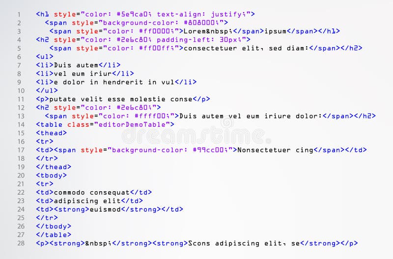 HTML Simple Code Vector Colorful Abstract Program Tags In HTML Simple Code Vector Colorful Abstract Program Tags In