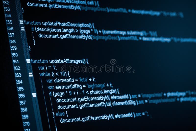HTML web code stock photos HTML web code stock photos