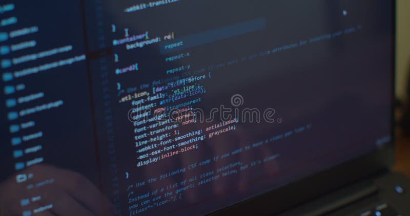 HTML Web Page Code Scrolling. royalty free stock image HTML Web Page Code Scrolling. royalty free stock image
