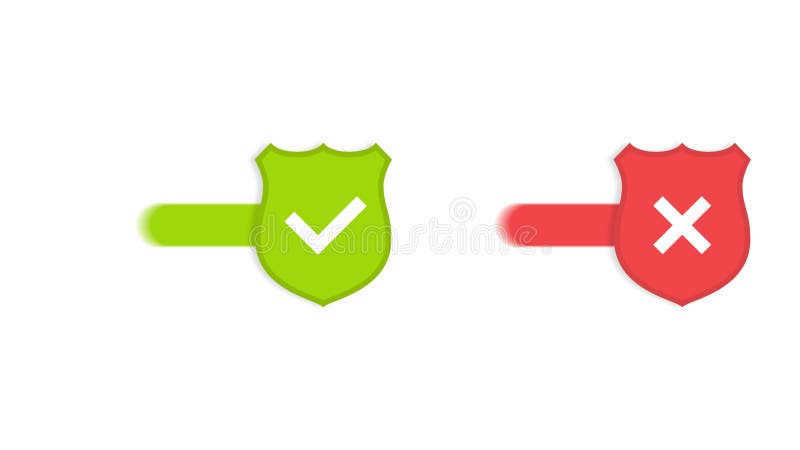 πρωτόκολλα http και https στο λευκό φόντο. γραφικά κίνησης. διανυσματική απεικόνιση