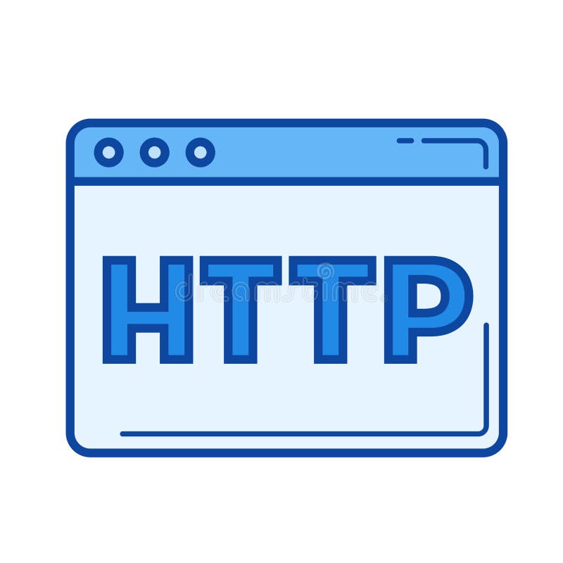 Http line icon. vector illustration