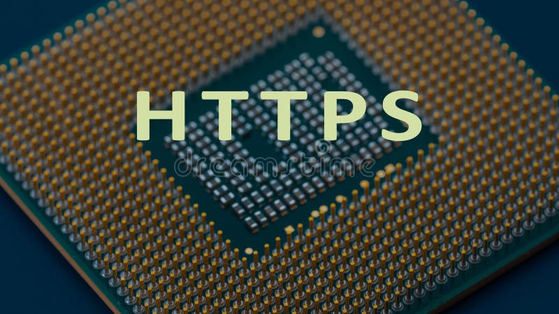 HTTPS στοκ φωτογραφία με δικαίωμα ελεύθερης χρήσης