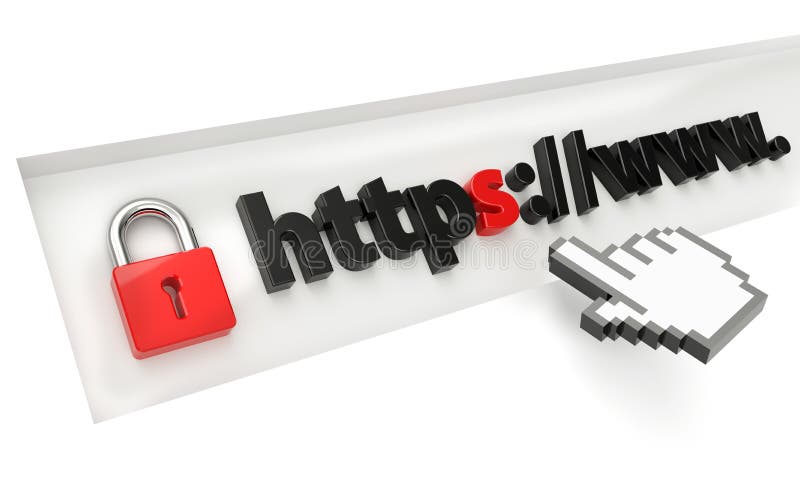 Https 安全 ロイヤリティフリーのイラスト