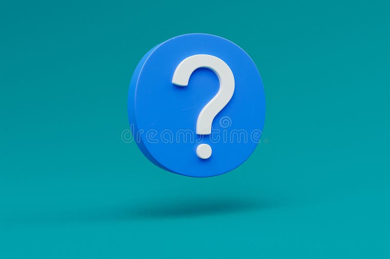 浮网图标符号问号彩色无限背景https域安全加密概念3d图 库存例证