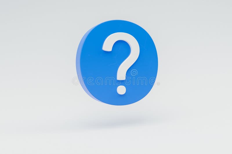 浮网图标符号问号彩色无限背景https域安全加密概念3d图 库存例证