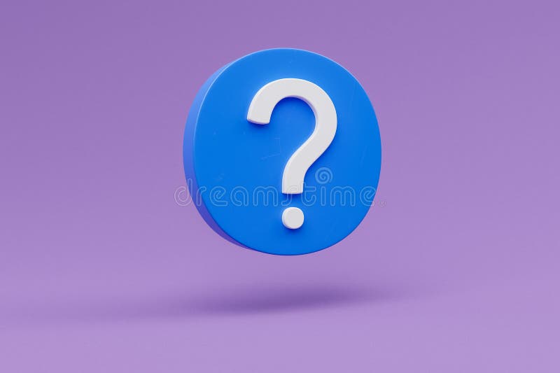 浮网图标符号问号彩色无限背景https域安全加密概念3d图 库存例证