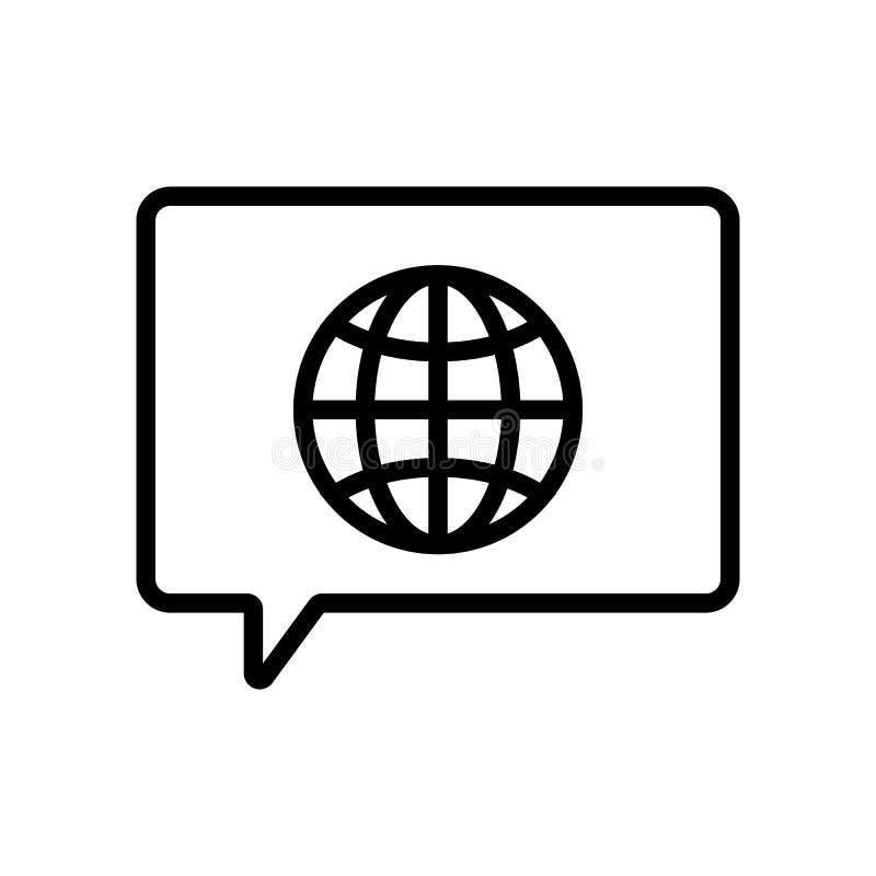 Https协议矢量 隔离轮廓符号插图 向量例证