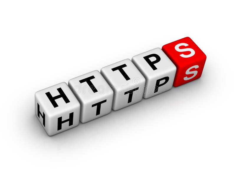 HTTPS ロイヤリティフリーのイラスト