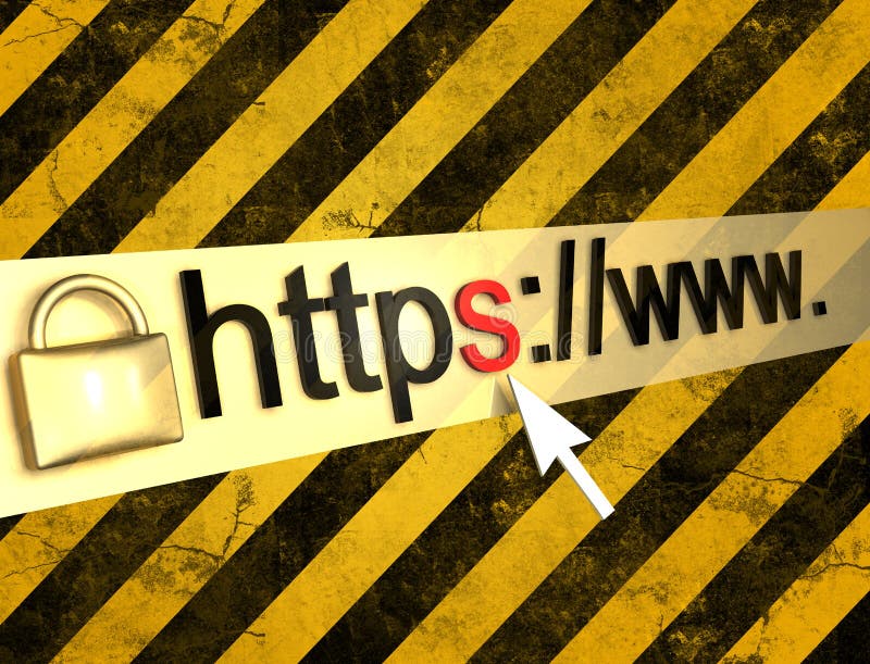 Https protected web page. Background of https protected web page. Https illustrations