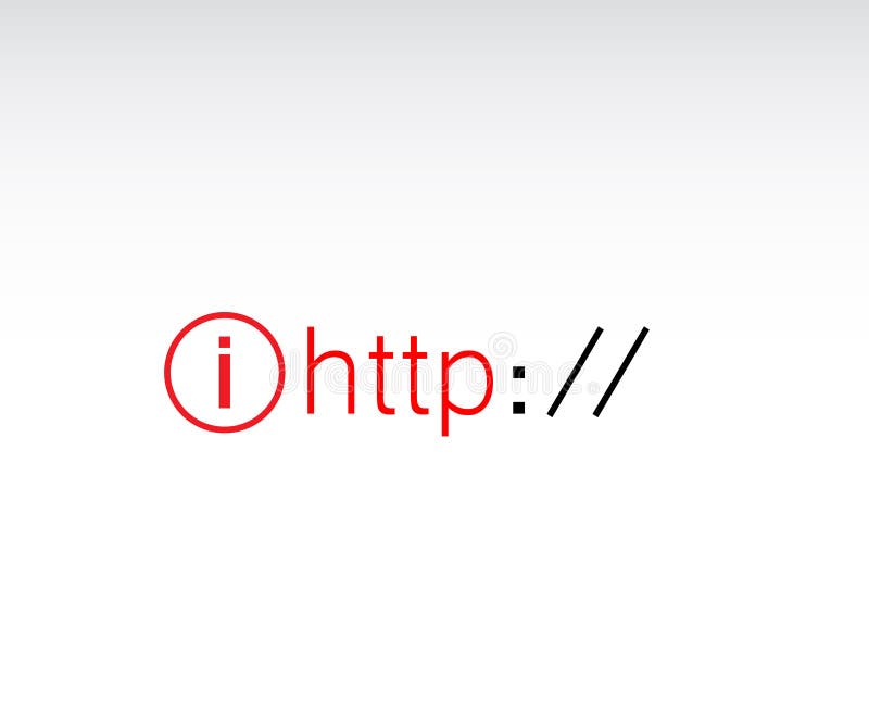 HTTPS-Protocol stock illustratie