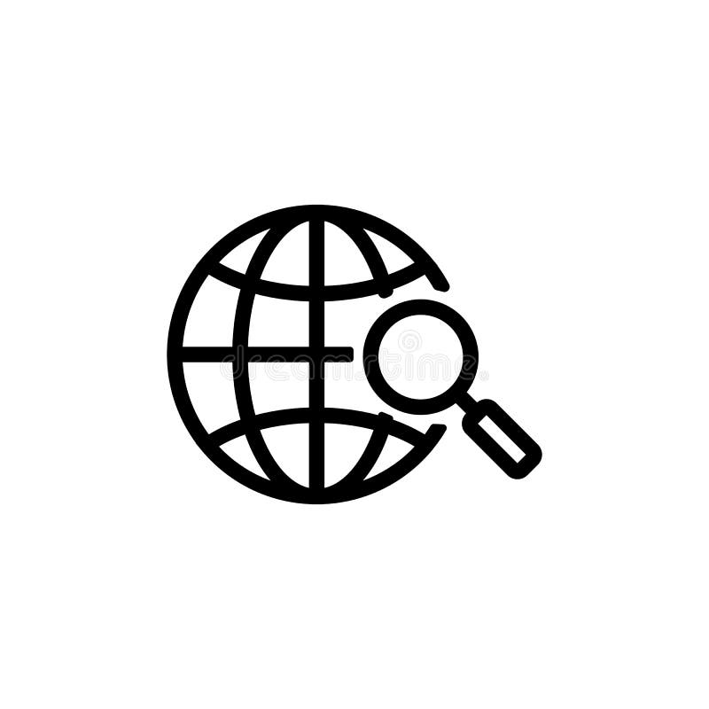 Https protocol vector vector. Isolated contour symbol illustration vector illustration