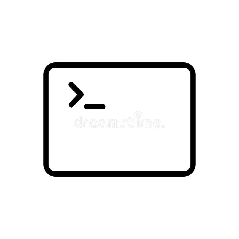 Https protocol vector vector. Isolated contour symbol illustration stock illustration