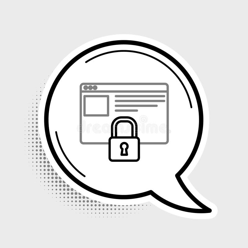 使用 HTTPS 保护您的网站，SSL 图标在灰色背景上隔离。互联网通信协议。彩色 库存例证