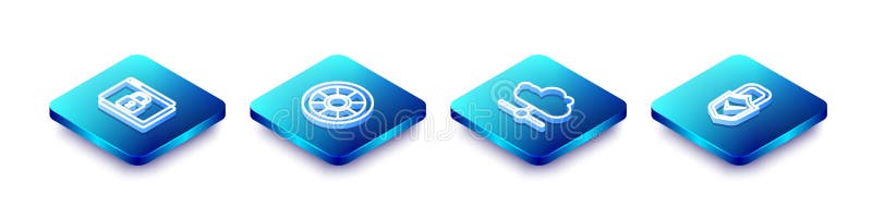 使用https ssl安全网络云连接设置等轴线保护您的站点，并锁定标记图标. 矢量 向量例证
