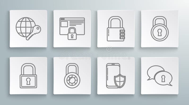 установить блокировку линии защищенный сайт с помощью https ssl безопасное сочетание блокировка колес смартфон защита защитного эк бесплатная иллюстрация