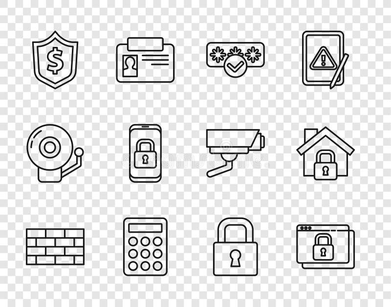 установка защитной стены брандмауэра защита сайта с помощью https ssl защитный защитный щит доллар мобильный иллюстрация вектора